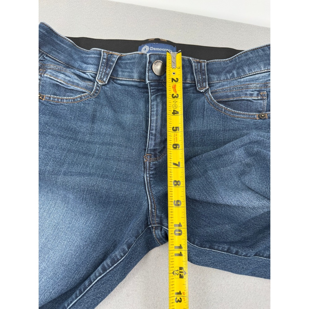 Democracy Ab Solution Straight Leg Jeans Womens 10T Tall (32x31) Blue Denim - Picture 8 of 10